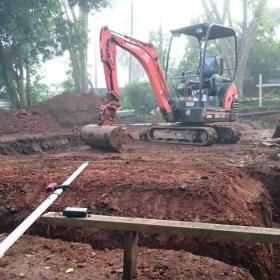 Granny Flat, detail footings and plumbing Wilston.